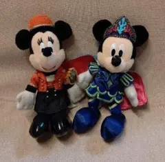 ミニー ディズニーシー ミッキー ぬいぐるみバッチ TDSミラコスタ制服