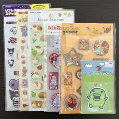 ウォーターシール　セリア　ベイマックス　ライオンキング　くちぱっち　hセット