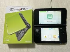 Newニンテンドー3DSLL 本体ライム×ブラック