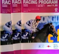 JRA 第45回 ジャパンカップ 11月30日(日) レーシングプログラム 3冊