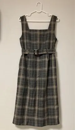 AG by aquagirl チェックタイトジャンパースカートC12-57033