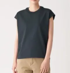 無印良品　フレンチスリーブ　サマーニット　Tシャツ