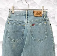 リー『Lee』デニムパンツ ジーンズ【F】ブルー 日本製 古着 ヴィンテージのサムネイル