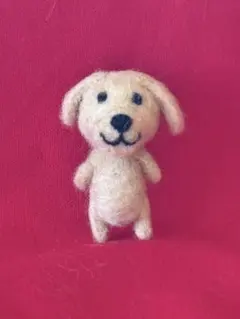 羊毛フェルト　ゴールデンレトリバー　ハンドメイド　ブローチ⑤