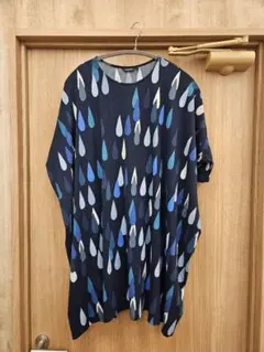 marimekko マリメッコ ドロップ柄 半袖チュニック Mサイズのサムネイル