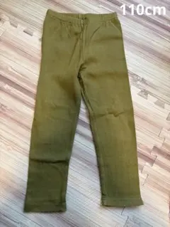petit main 110cm オリーブ色レギンス