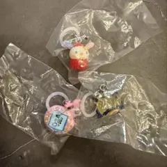 めじるしチャーム 3点 ウサハナいちご たまごっち2点