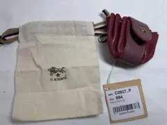 IL BISONTE イルビゾンテ　キーリングキーホルダー巾着チャーム