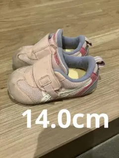 アシックススクスクスニーカー　14.0cm