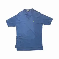 POLO Ralph Lauren ポロシャツ ネイビー 黄色ロゴ