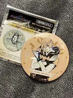 JOJOWORLDホログラム缶バッジ ジョディオ•ジョースター ジョジョワールド