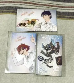 ツイステ　D100 ホログラムカード　エース　デュース　グリム