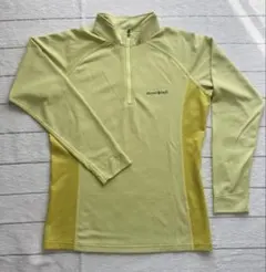 mont-bell クール ロングスリーブジップシャツ アウトドア　女性　Ｌ