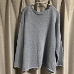 for/c フォーシー　M サイズ　ブルー　サマーニット