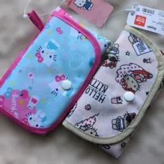 【新品】サンリオ ハローキティ エコバッグ 折りたたみ 2個セット 日焼けキティ