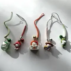 レア 新潟・栃木・群馬・尾瀬・福井限定 ご当地キティ ストラップ 5点セット