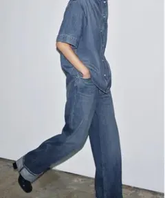 ZARA ワイドレッグデニム