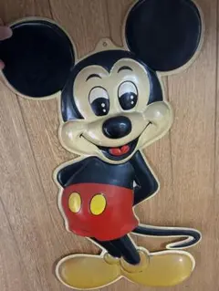ヴィンテージ レア ディズニー ミッキー ダイカットフェイス顔型