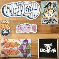 ② グラフィティー ステッカー 6枚セット graffiti グラフィティ