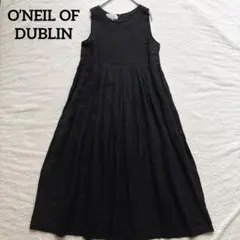 O'NEIL OF DUBLIN リネン100 ギャザー ロングワンピース Fのサムネイル