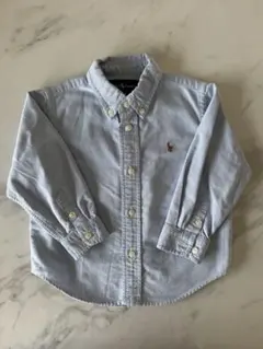 美品！Ralph Lauren ライトブルー ポロシャツ 90