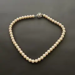 ホワイトパール風ネックレス 約40cm