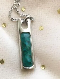 ネックレス　七宝焼　百合　アンティーク