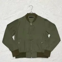 Heather ヘザー 薄手 ブルゾン カーキ 【D1-87】