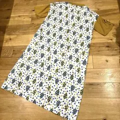 【graniph】✳︎かわいいドット柄デザイン ロングワンピース✳︎Fサイズ