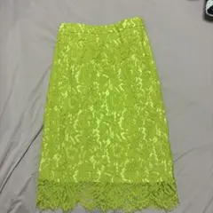 simplicite ライトグリーン　黄緑　スカート