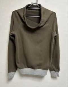 Comme des Garçons オリーブグリーン ハイネック スウェット