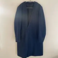 ネイビー チェスターコート ウール混紡　アーバンリサーチ　センスオブプレイス