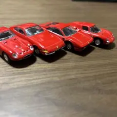フェラーリ1/64スケール4点セット