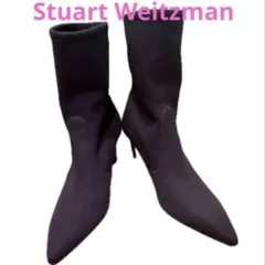 Stuart Weitzman ストレッチブーツ ネイビーのサムネイル