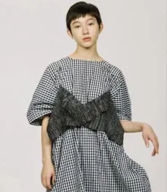 Déci Couture ストライプ フリル ノースリーブ トップス - メルカリ