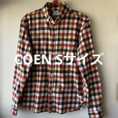 coen チェック柄フランネルシャツ Sサイズ