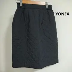 YONEX ヨネックス　キルティングスカート 黒　防寒軽量　後ろファスナー