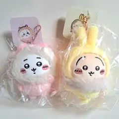 ちいかわ フッサフッサなパジャママスコット ハチワレ うさぎ ふわふわの手触りに癒される♪ちいかわ・ハチワレ・うさぎの