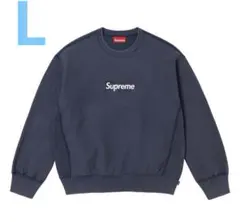Supreme Washed Box Logo Crewneck 