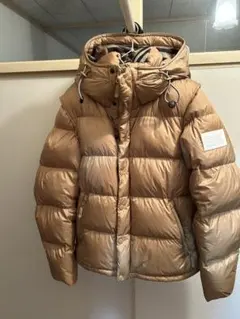 超美品✨バーバリーロンドン　ベージュ　ダウンジャケット　ベスト　2WAY