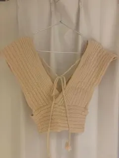 【服】ビスチェ　ニットベスト　mystic