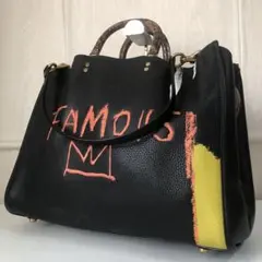 COACH JEAN MICHEL BASQUIAT ハンドバッグ パイソン