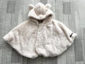 ベビー　ポンチョ　くま耳　platinumbaby