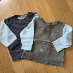 プティマイン⭐︎ニット、トレーナー２枚セット