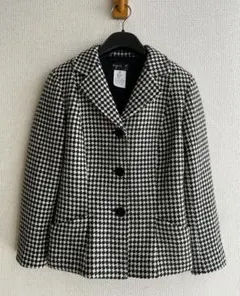 ★送料込み★アニエスベーagnes b.　ダイヤ柄テーラードジャケット♪千鳥格子