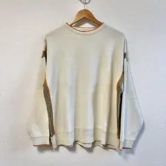 niko and… サイドクロシェニットプルオーバー