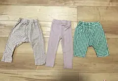 【90cm】ZARA レギンスGU サマナルパンツ　3点セット