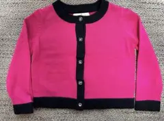 《美品》ケイトスペード ☆ カーディガン　バイカラー　86cm