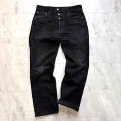 【USA製】90s リーバイス 501 ブラックデニム 31×30 後染め ヒゲ