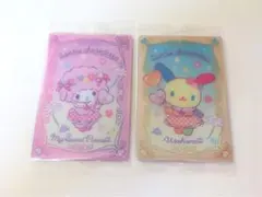 サンリオキャラクターズ　ウエハース　メタリックプラカード　２枚セット